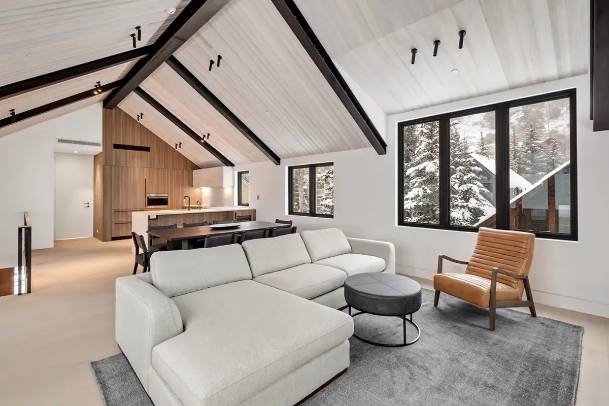 Davis Avenue — interior living spaces
